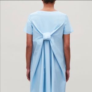COS cotton dress with back detail - Size 6